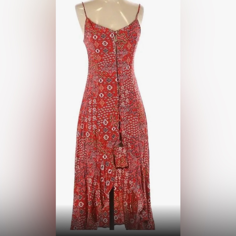 Abel the Label High Low Sundress - Button front and cute elastic detail back. XS